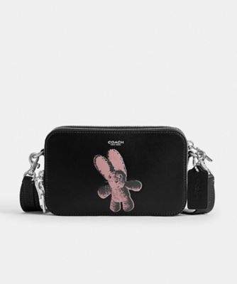 ＜COACH＞クリントン　クロスボディ　バッグ・フロッピー　グラフィック